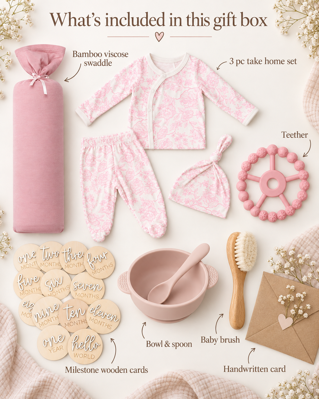 Bestaroo - Bamboo - Blush Luxe Gift Box