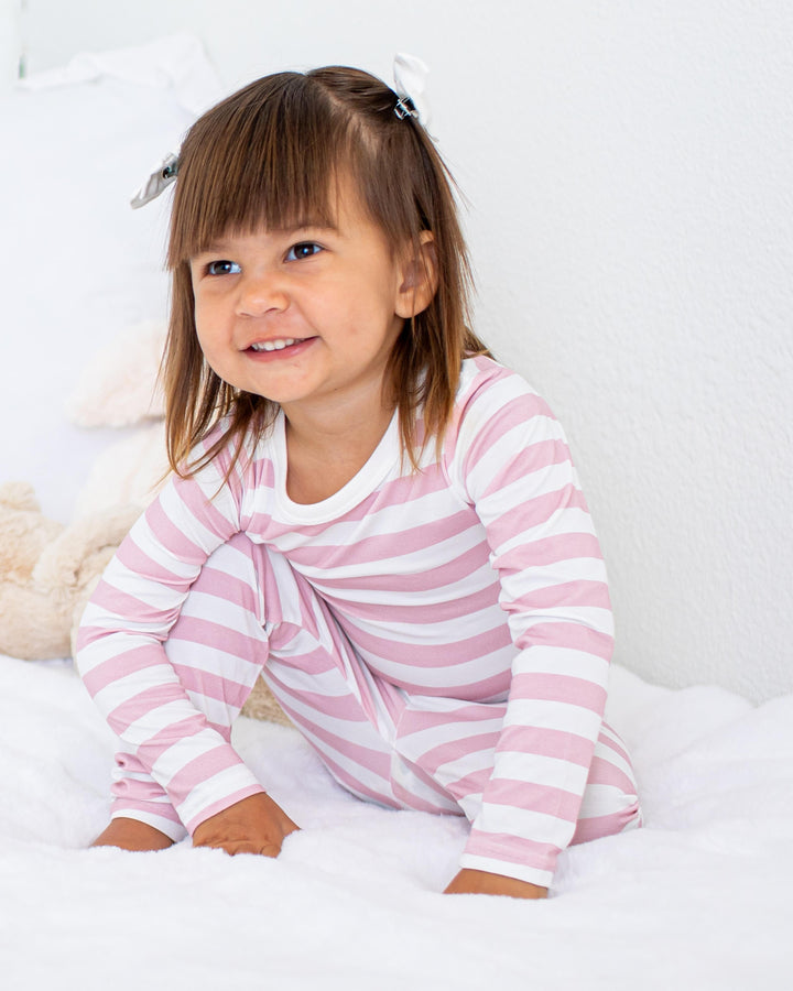 Bestaroo - Bamboo - Blush Stripes L/S Pajama