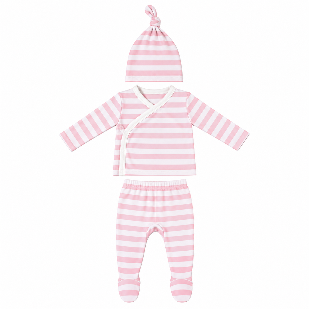 Bestaroo - Bamboo - Blush Stripes Take Me Home 3/pc Set
