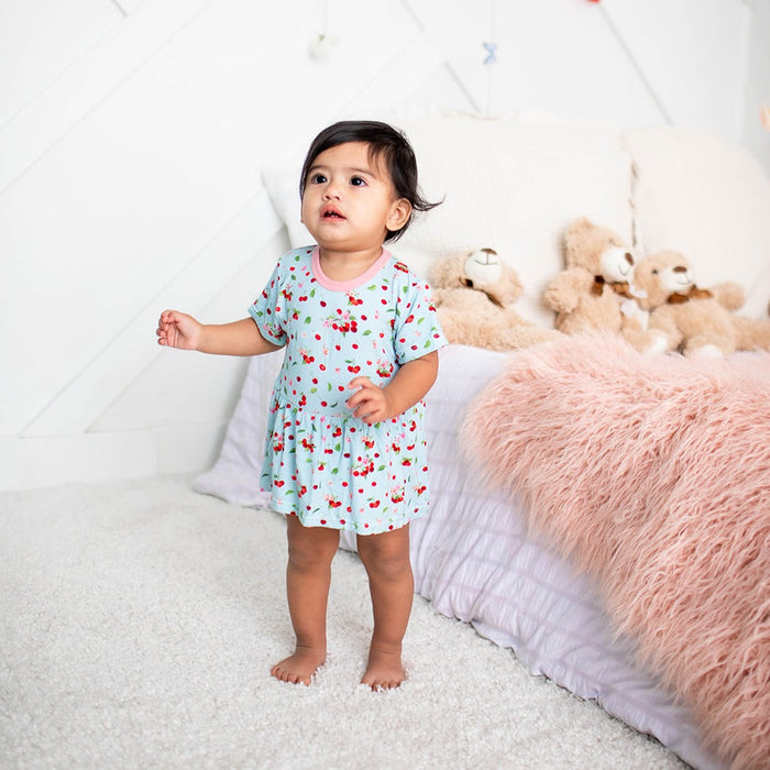 Cherry Kiss S/S Bodysuit Dres - Bestaroo