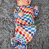 Bestaroo - Bamboo - Bold Checks Gown & Hat