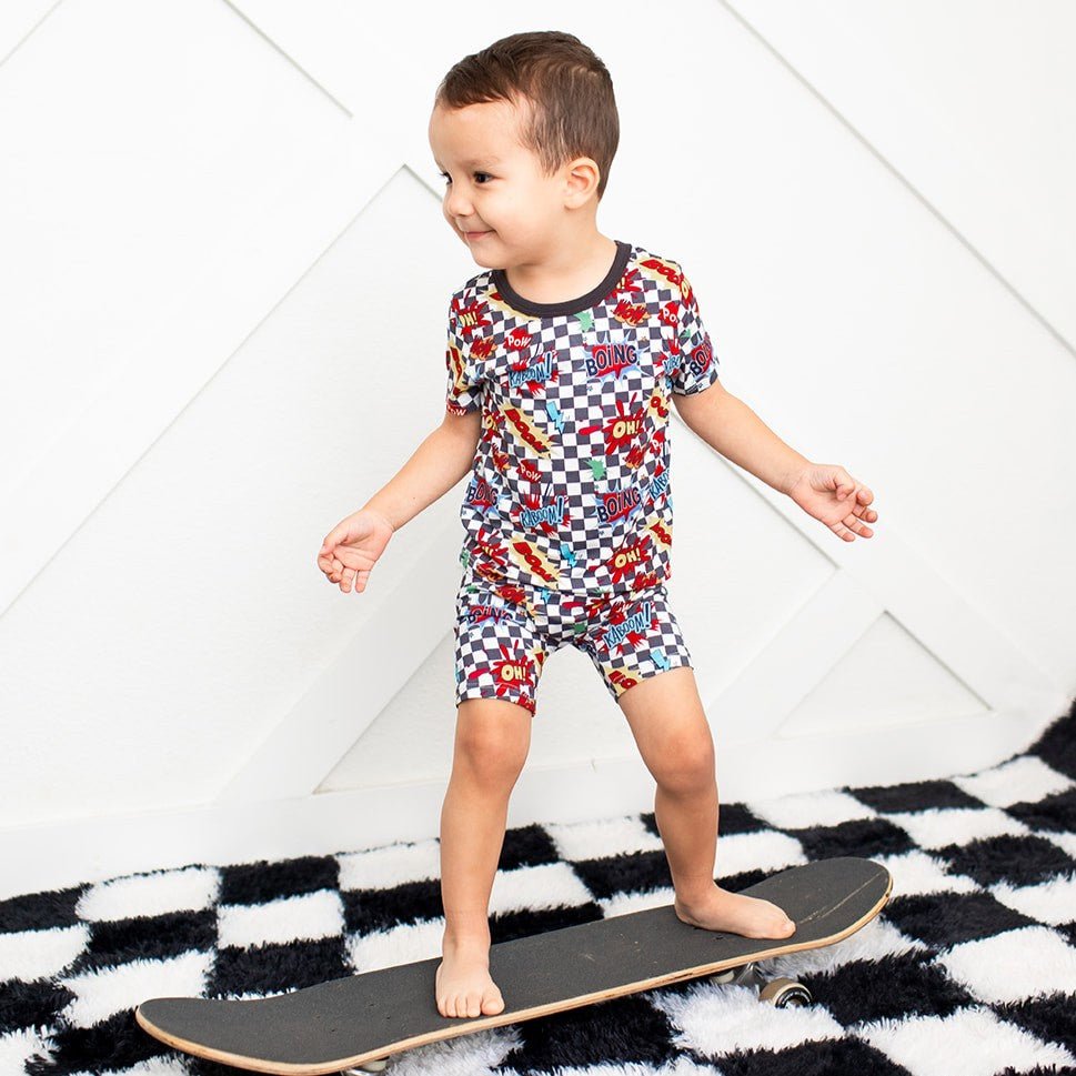 Bestaroo - Boomin Checks Shorts PJs