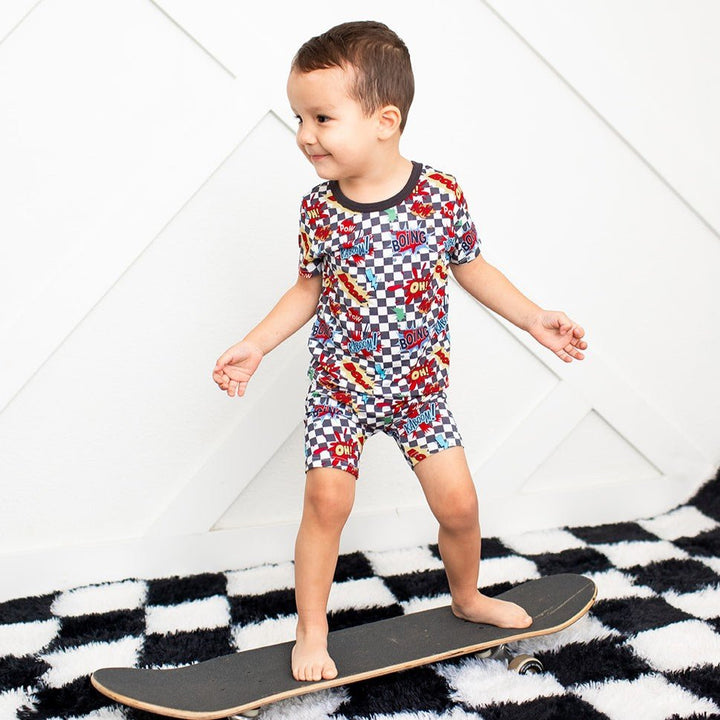 Bestaroo - Boomin Checks Shorts PJs