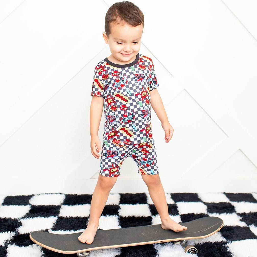 Bestaroo - Boomin Checks Shorts PJs