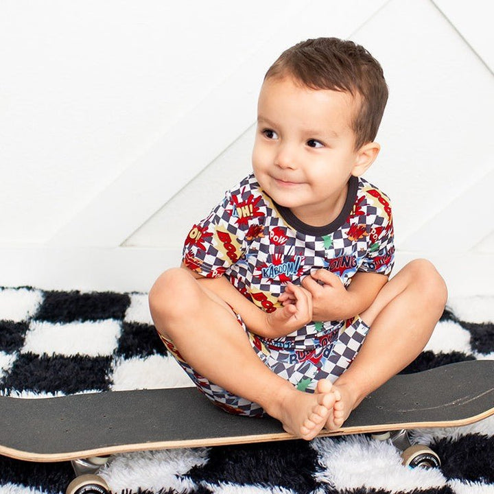 Bestaroo - Boomin Checks Shorts PJs