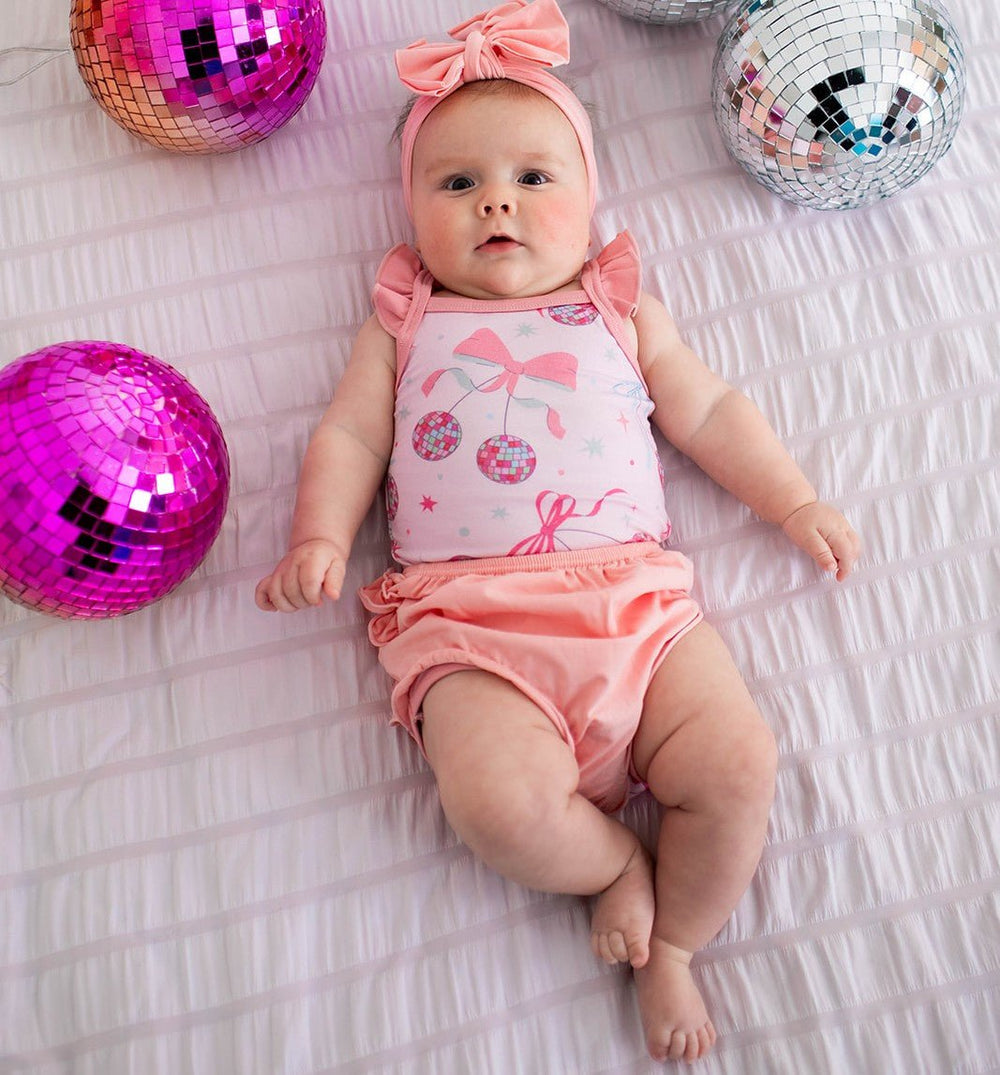 Bestaroo - Bamboo - Bowtastic Boogie Ruffle Bloomer Set
