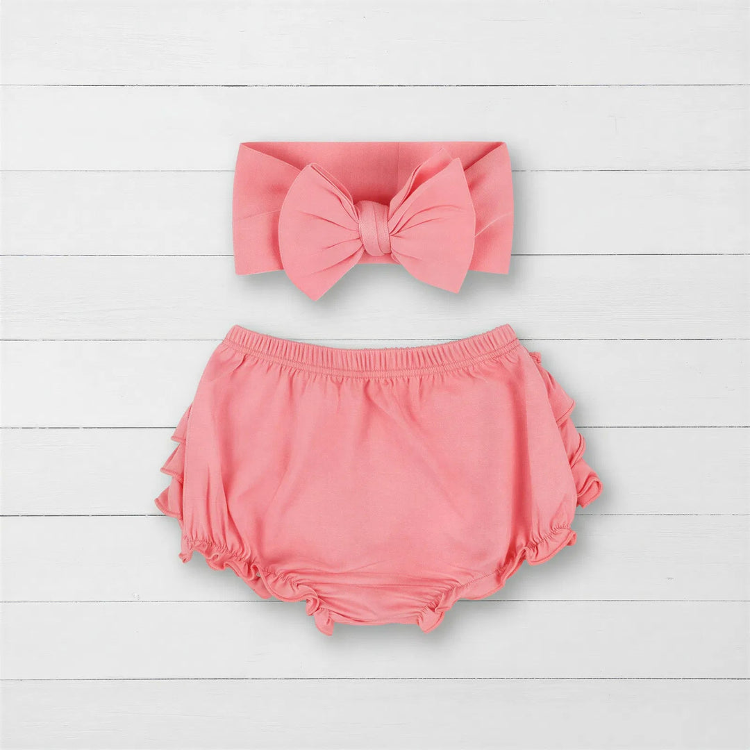 Bestaroo - Bamboo - Bubble Gum Bloomer and Headband