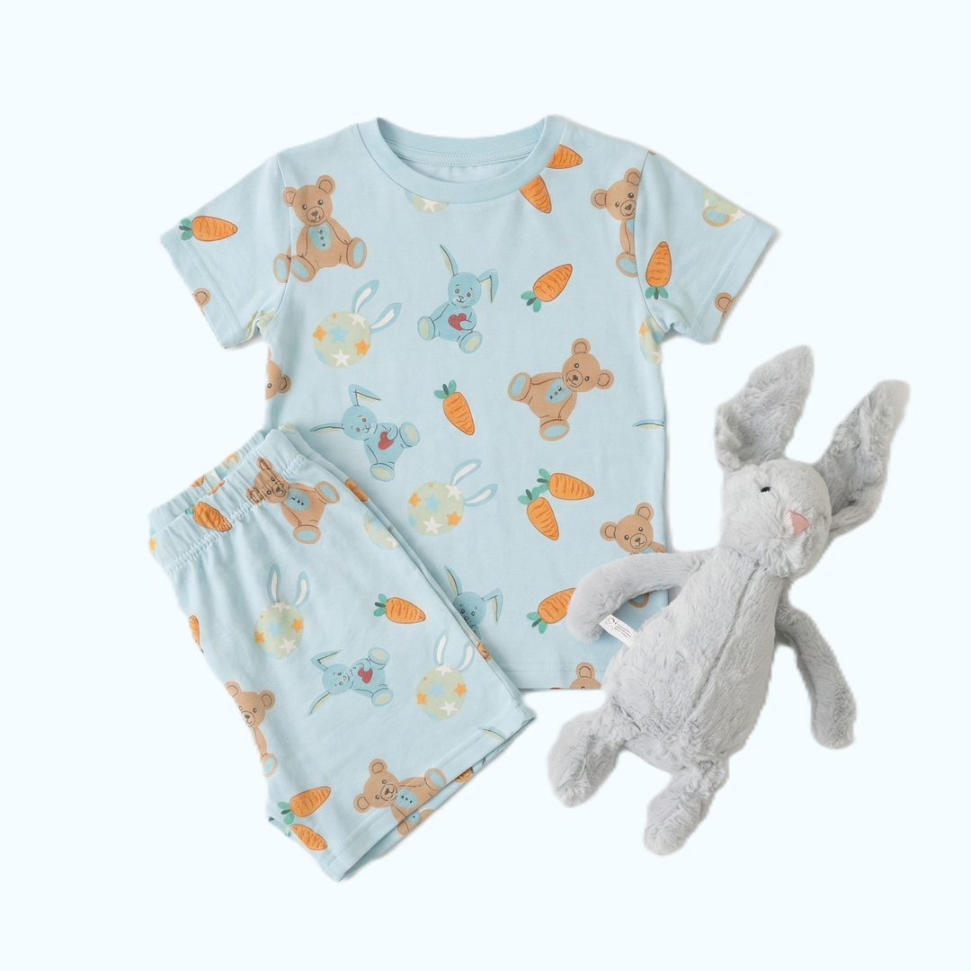 Bestaroo - Bamboo - Carrot Crew Shorts Set Pajama