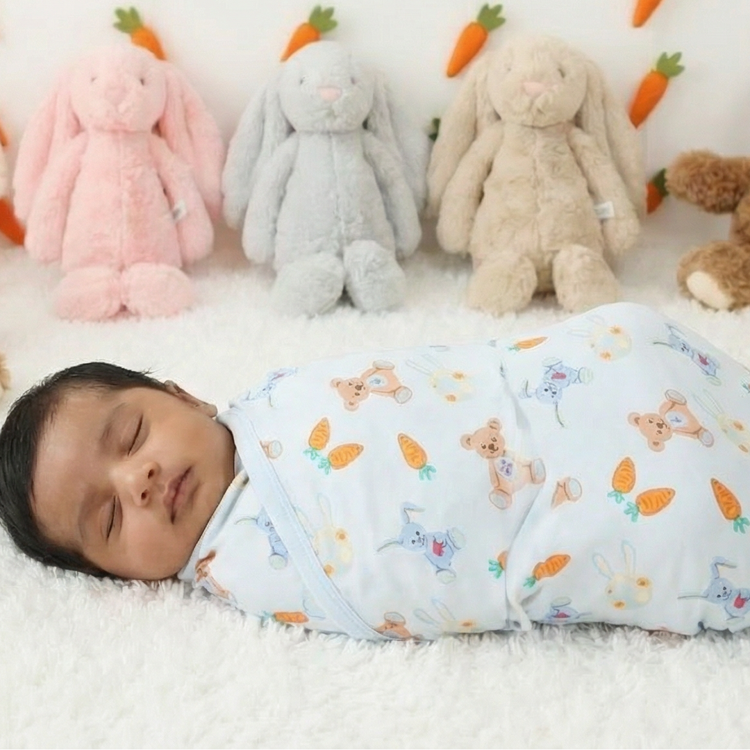 Bestaroo - Bamboo - Carrot Crew Swaddle