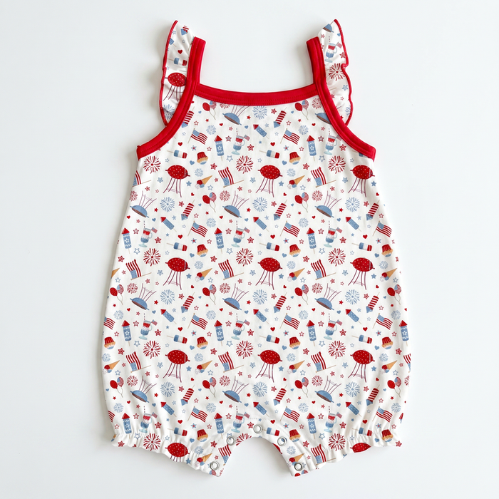 Stars & Stripes Bubble Romper - Bestaroo