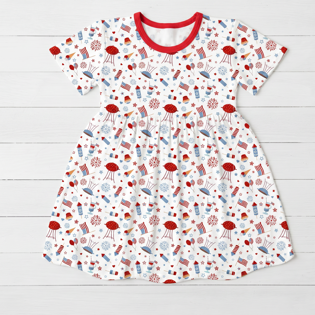 Stars & Stripes S/S Dress