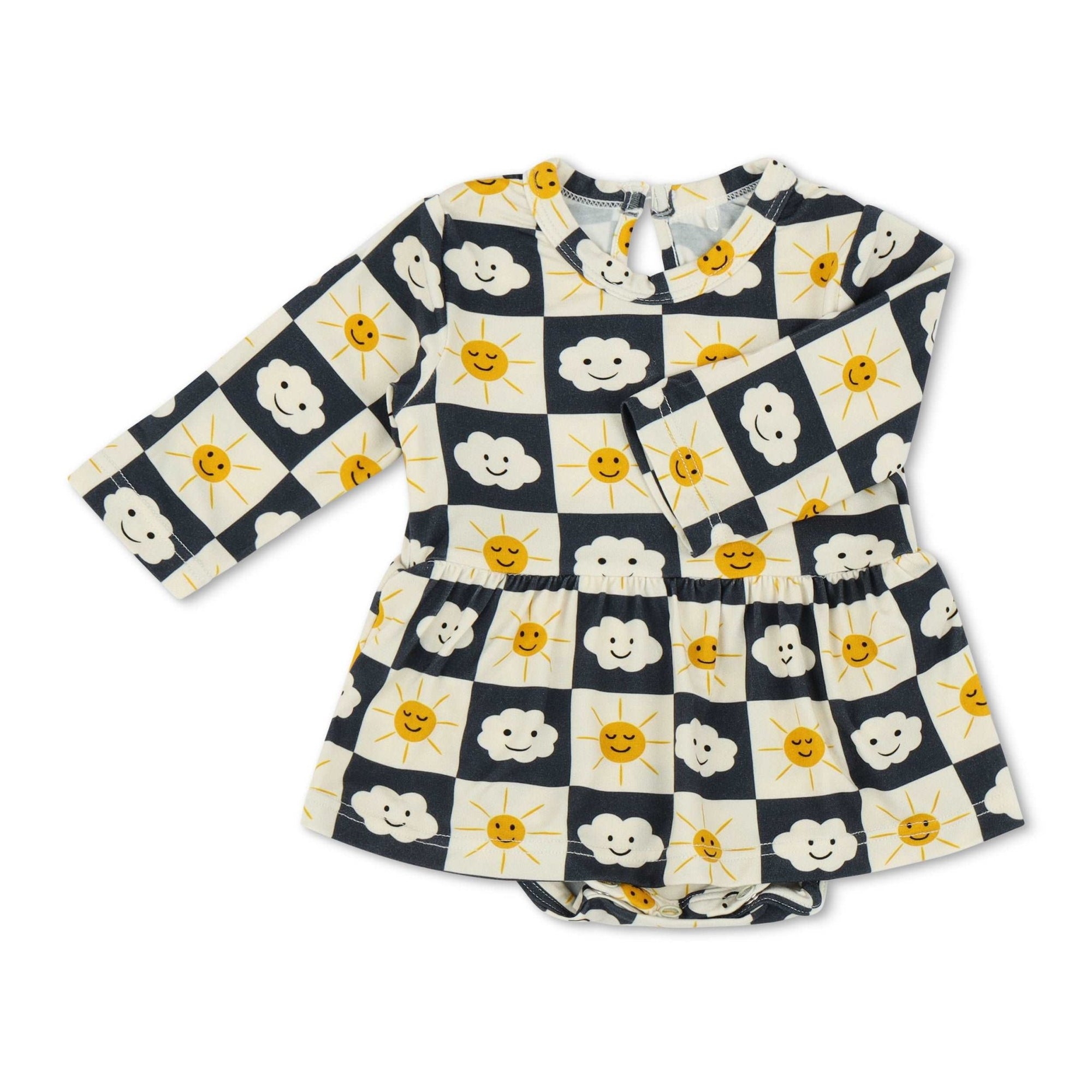 Bestaroo - Checkered Joy Bodysuit Dress