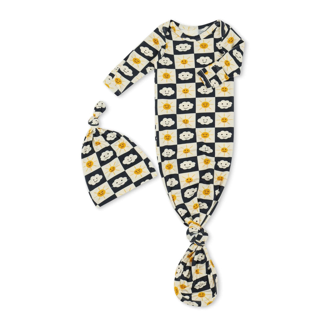 Bestaroo - Bamboo - Checkered Joy Gown & Hat