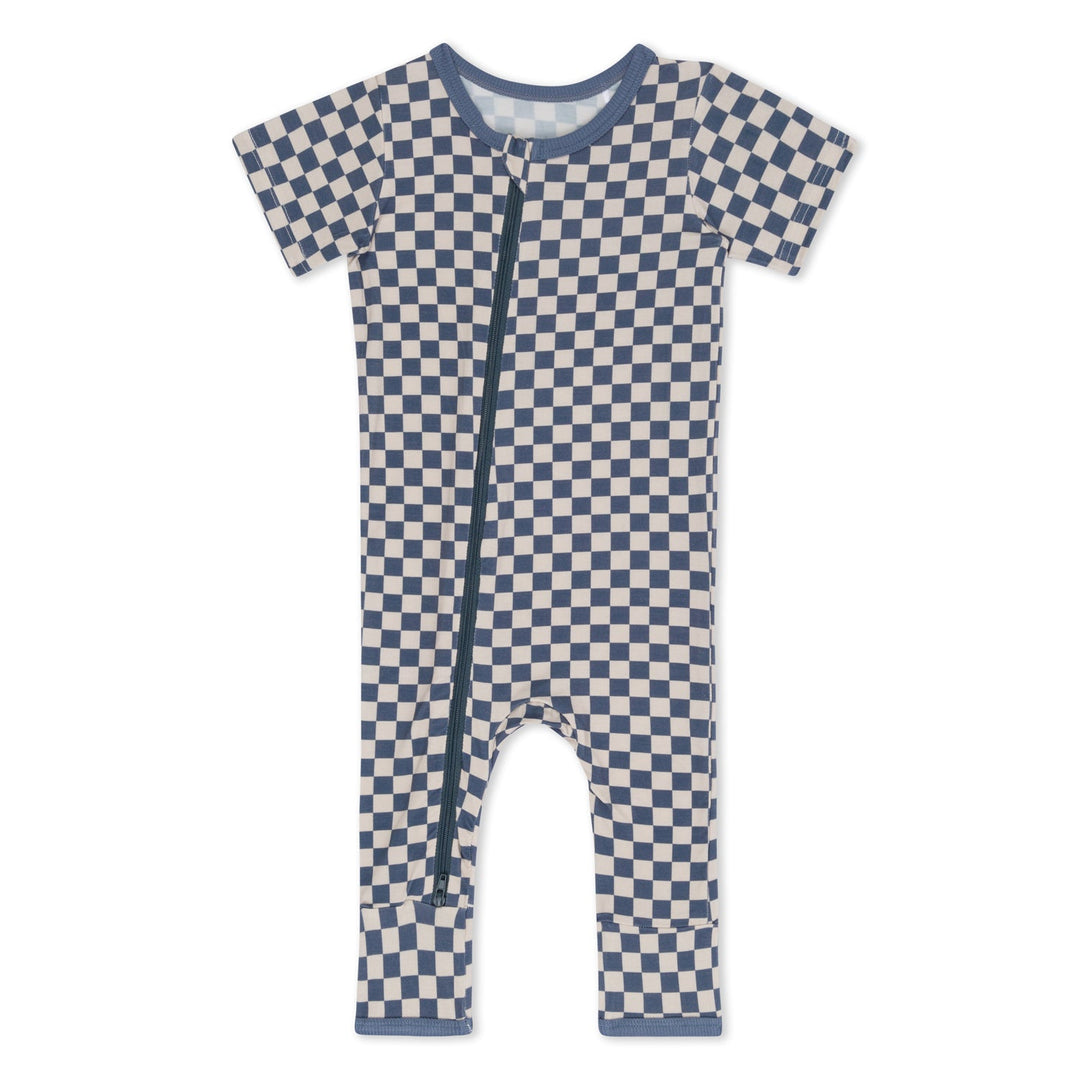 Bestaroo - Checkers in Blue Romper