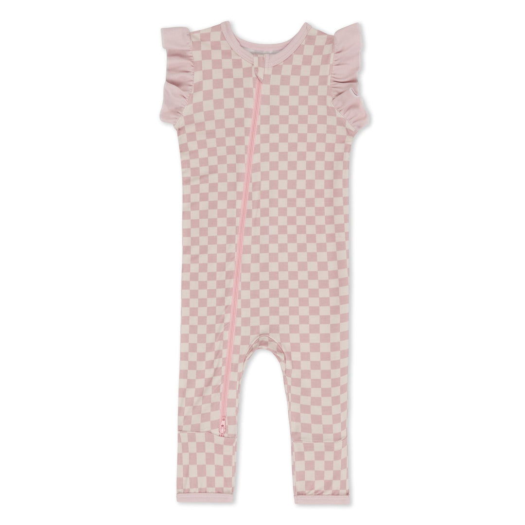 Bestaroo - Checkers in Pink Romper