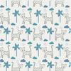 Cheetah White Swaddle