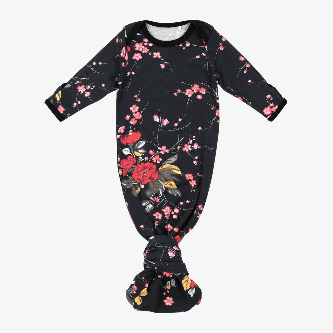 Bestaroo - Bamboo - Cherry Blossom Black Gown