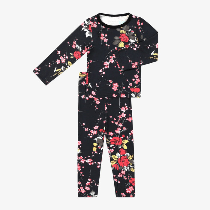 Bestaroo - Bamboo - Cherry Blossom Black Pajama