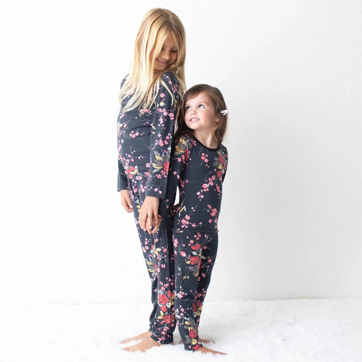 Bestaroo - Cherry Blossom Black Pajama