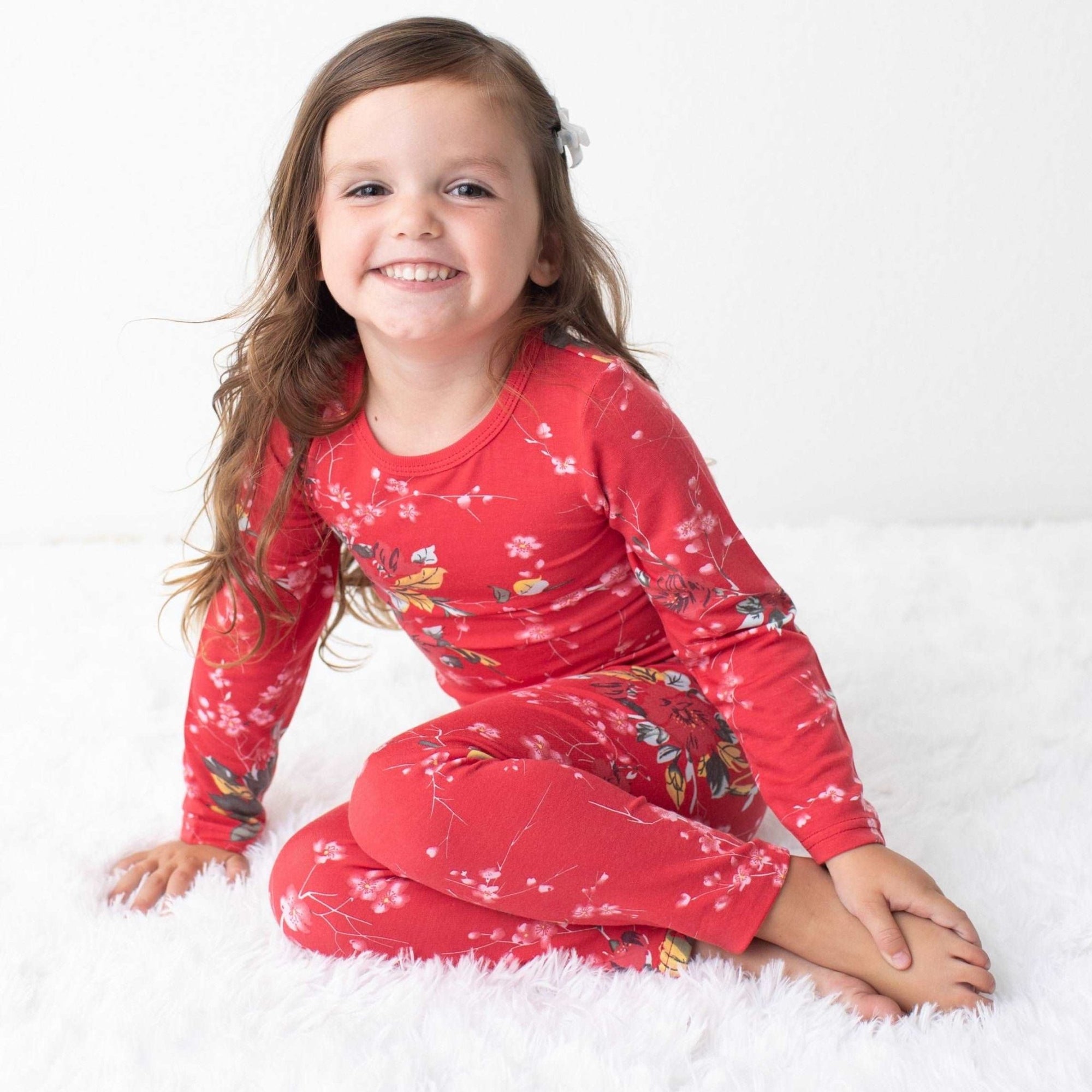 Bestaroo - Cherry Blossom Red Pajama