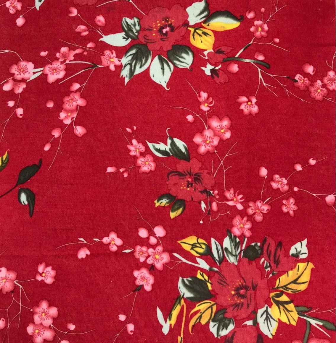 Bestaroo - Bamboo - Cherry Blossom Red Romper