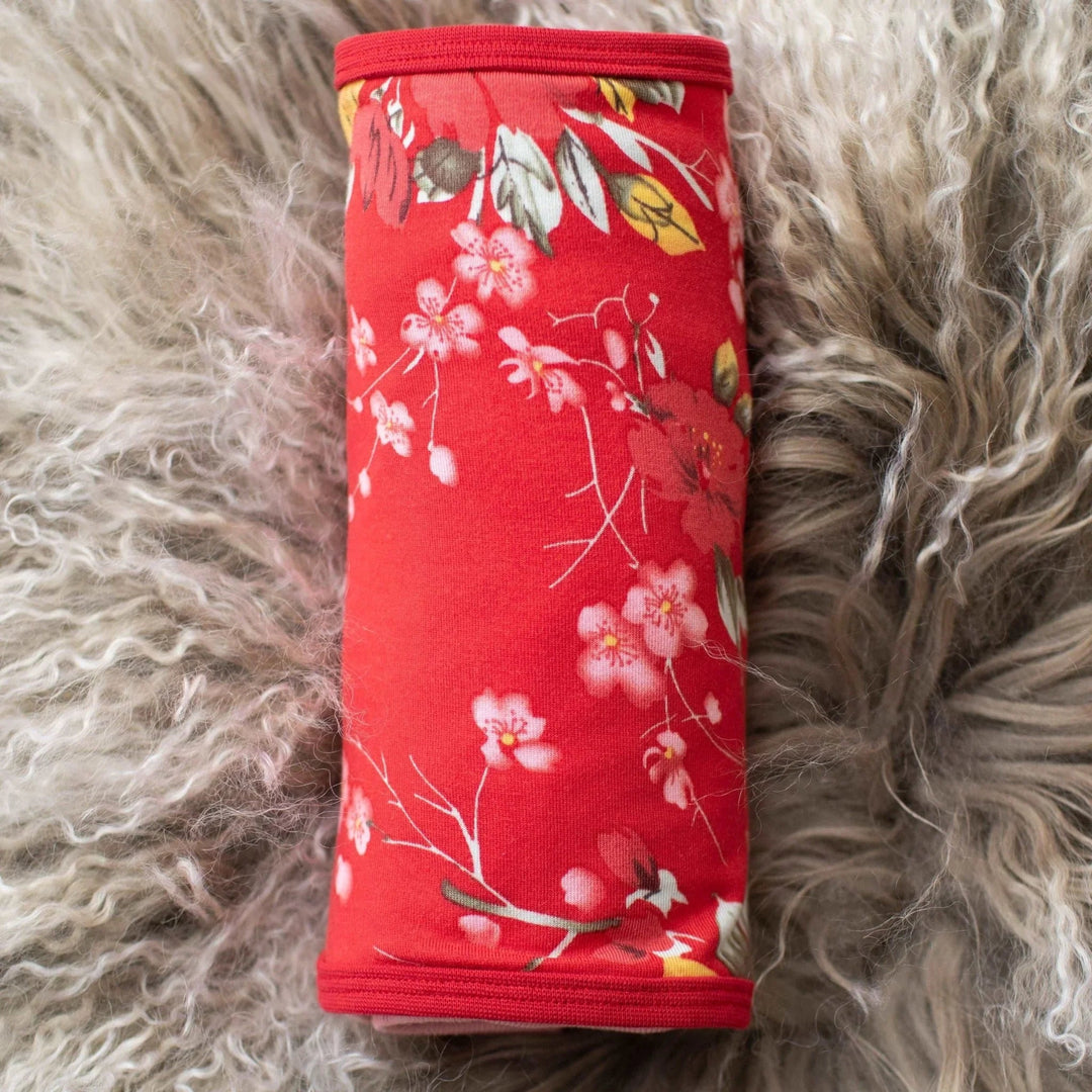 Bestaroo - Bamboo - Cherry Blossom Red Swaddle