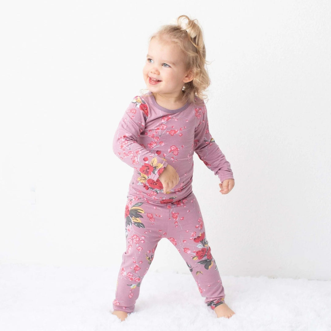 Bestaroo - Bamboo - Cherry Blossom Twilight Mauve Pajama