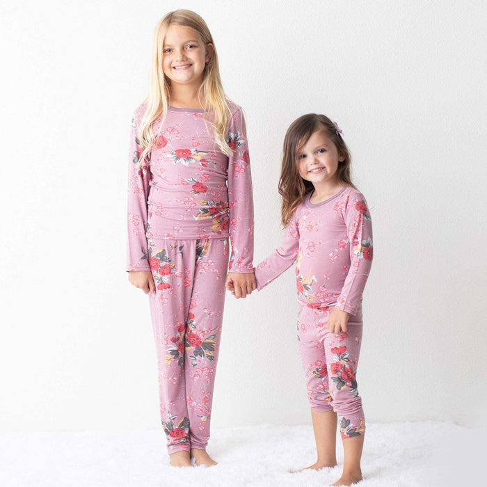 Bestaroo - Bamboo - Cherry Blossom Twilight Mauve Pajama