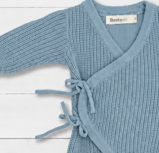 Bestaroo - Bamboo - Chunky Knit Romper in Slate