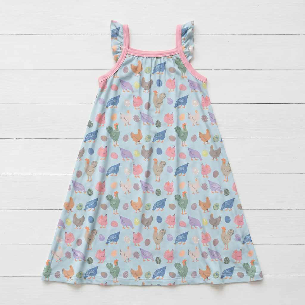 Coop Cuties Flutter Sleeve Dress