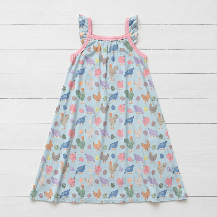 Coop Cuties Flutter Sleeve Dress - Bestaroo