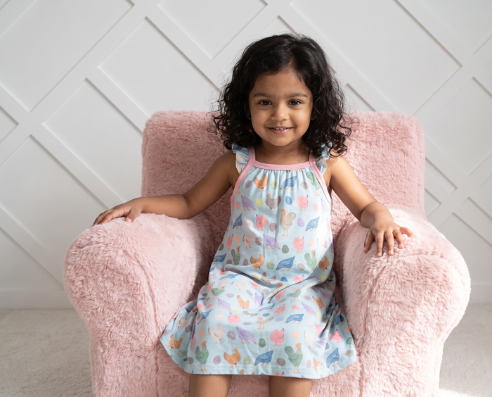 Coop Cuties Flutter Sleeve Dress - Bestaroo