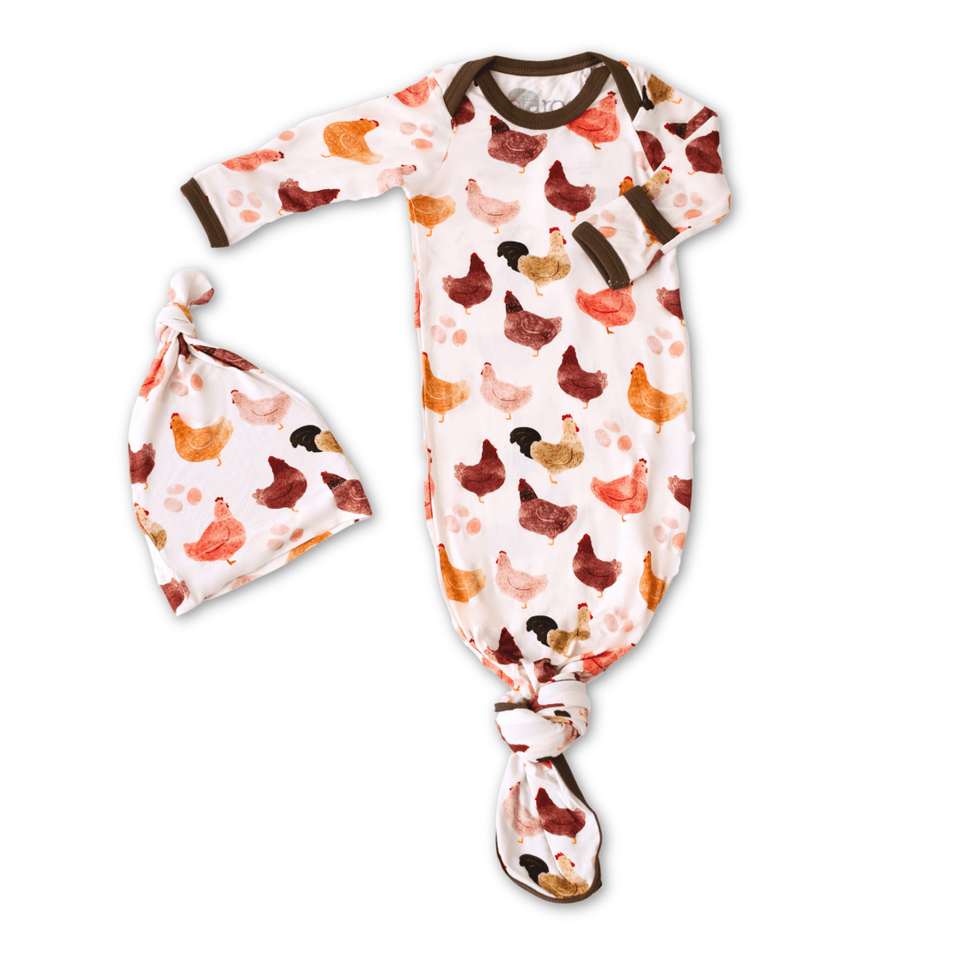 Bestaroo - Bamboo - Cooped up & Cozy Gown & Hat