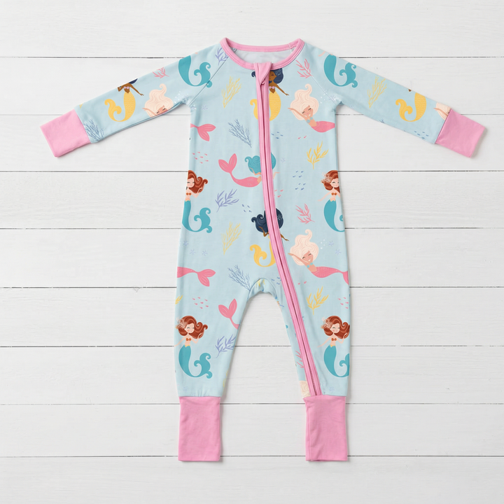 Bestaroo - Bamboo - Coral Cuties Convertible Coverall