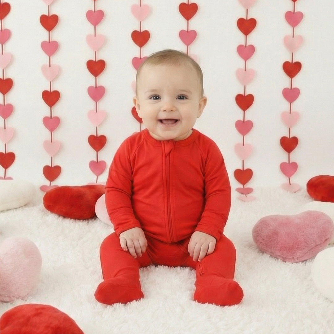 Bestaroo - Bamboo - Cranberry Footie