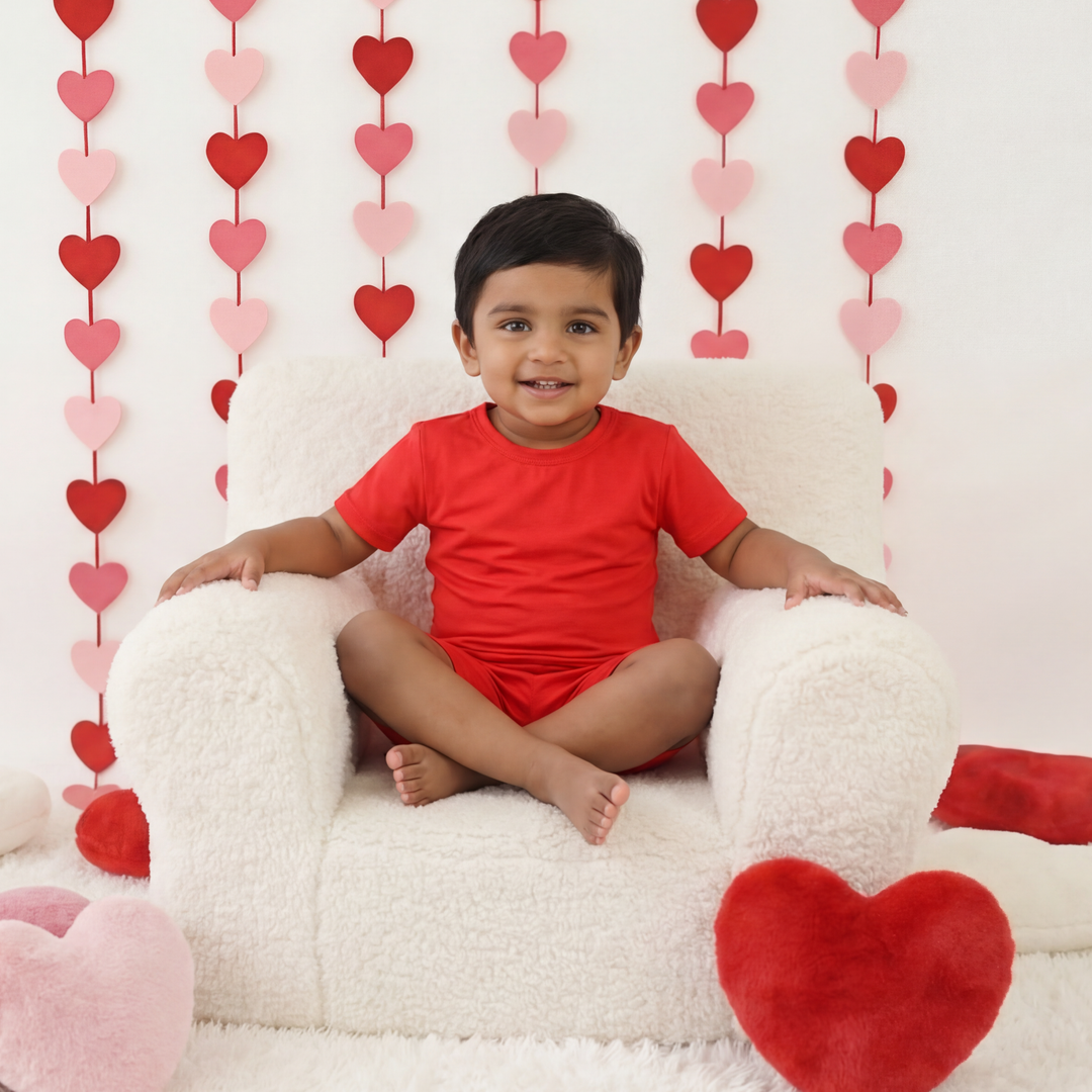 Bestaroo - Bamboo - Cranberry Shorts PJs