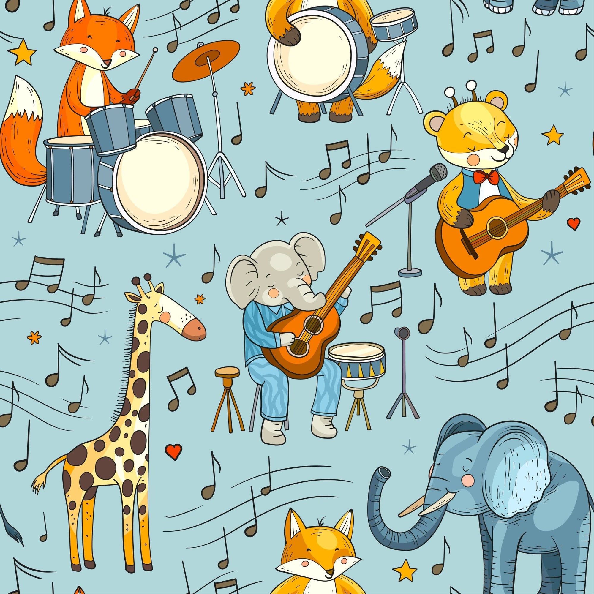 Bestaroo - Bamboo - Critter Concert Swaddle