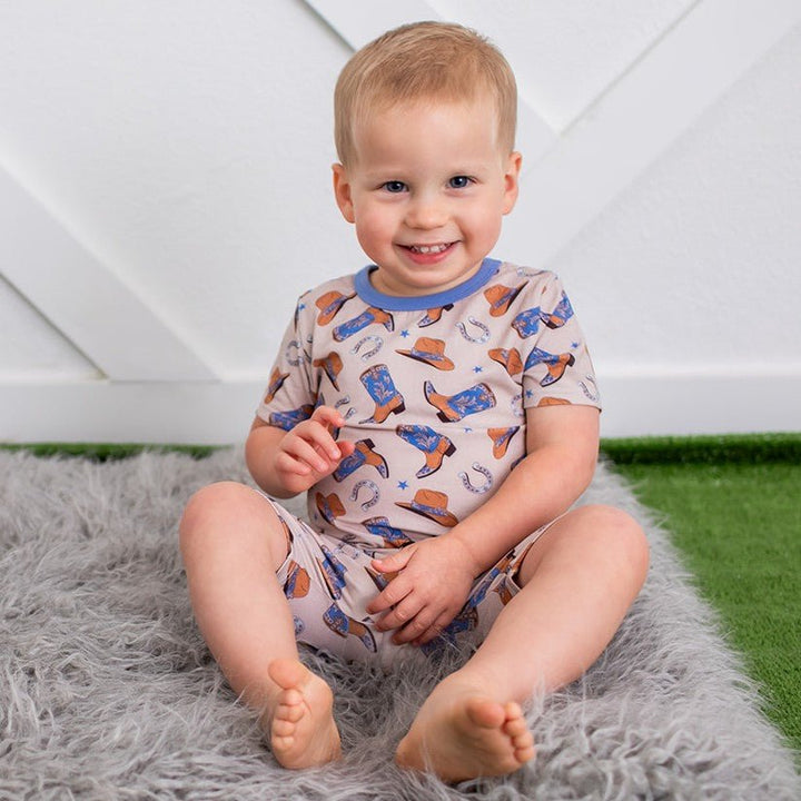 Bestaroo - Bamboo - Cuddle Up Cowboy Shorts PJs