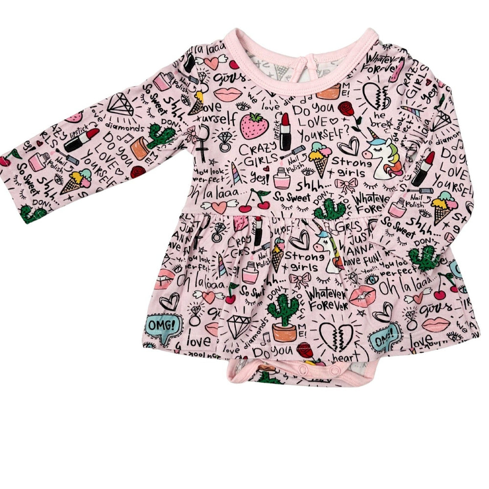 Bestaroo - Dear Diary Bodysuit Dress