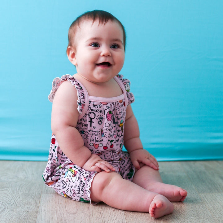 Bestaroo - Bamboo - Dear Diary Bubble Romper