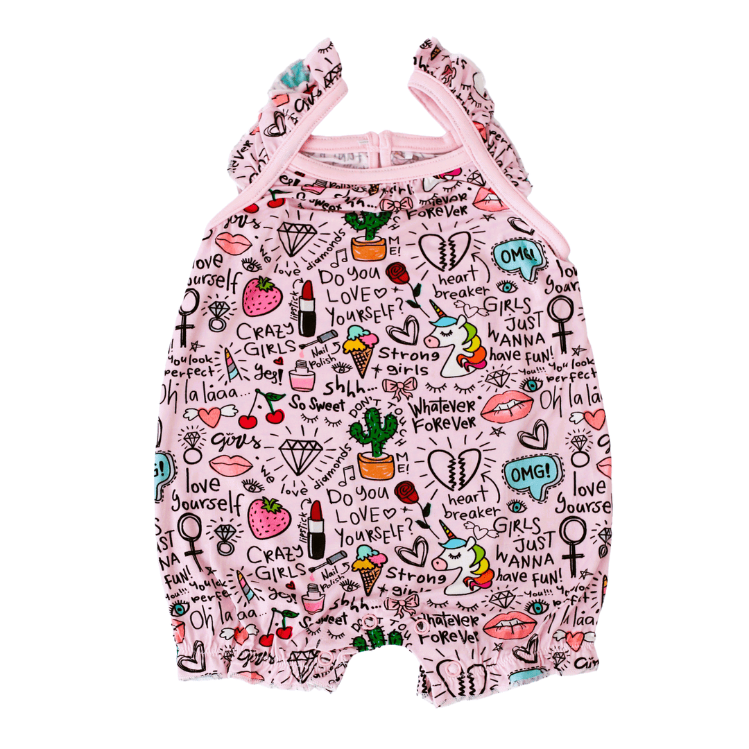 Bestaroo - Bamboo - Dear Diary Bubble Romper