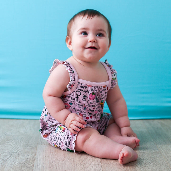 Bestaroo - Bamboo - Dear Diary Bubble Romper
