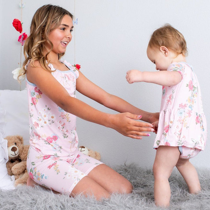 Bestaroo - Ditzy Floral Bodysuit Dress