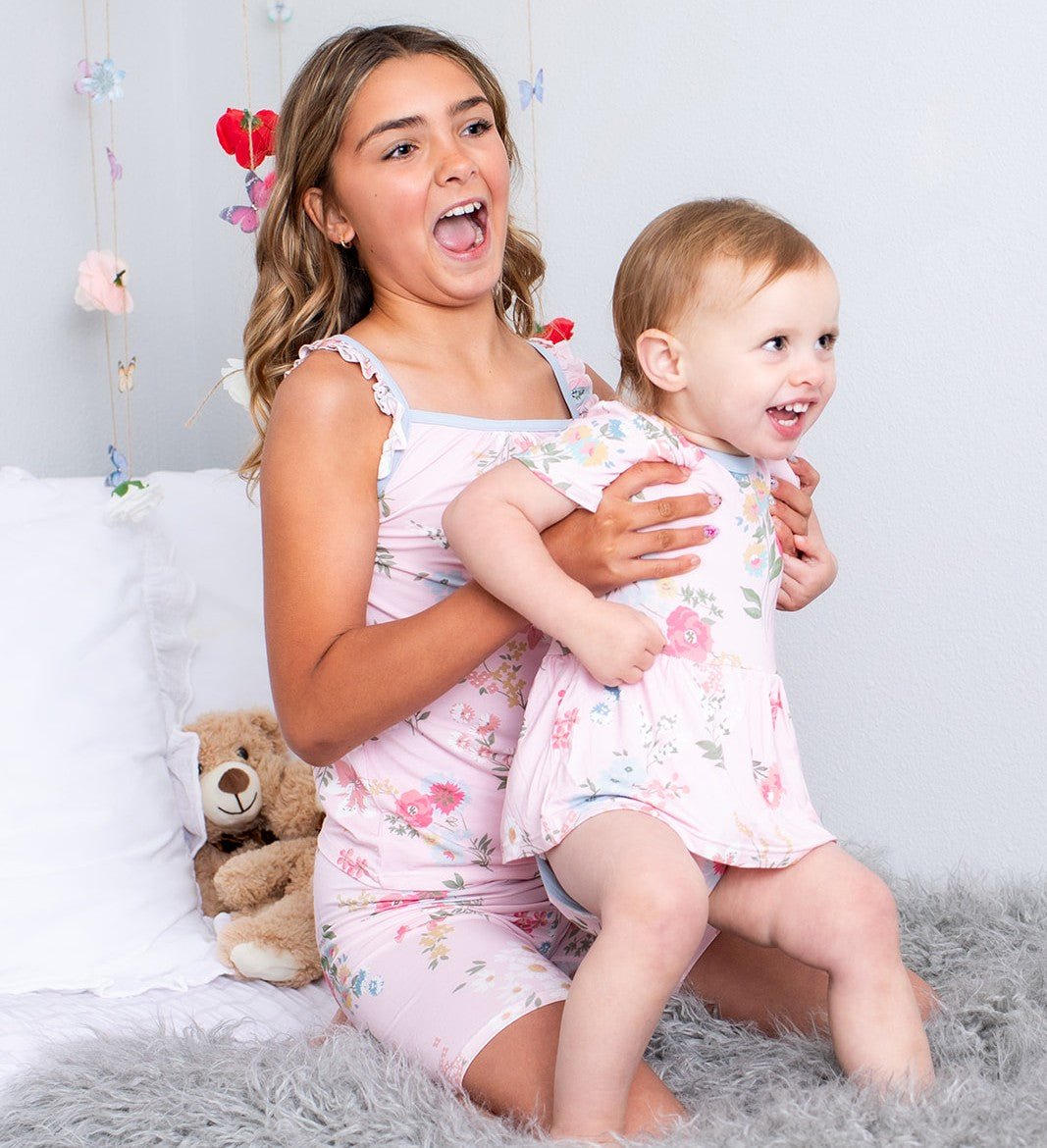 Bestaroo - Bamboo - Ditzy Floral Bodysuit Dress