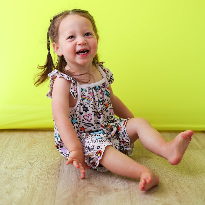 Bestaroo - Bamboo - Doodle Days Bubble Romper
