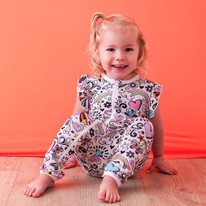 Bestaroo - Bamboo - Doodle Days Romper
