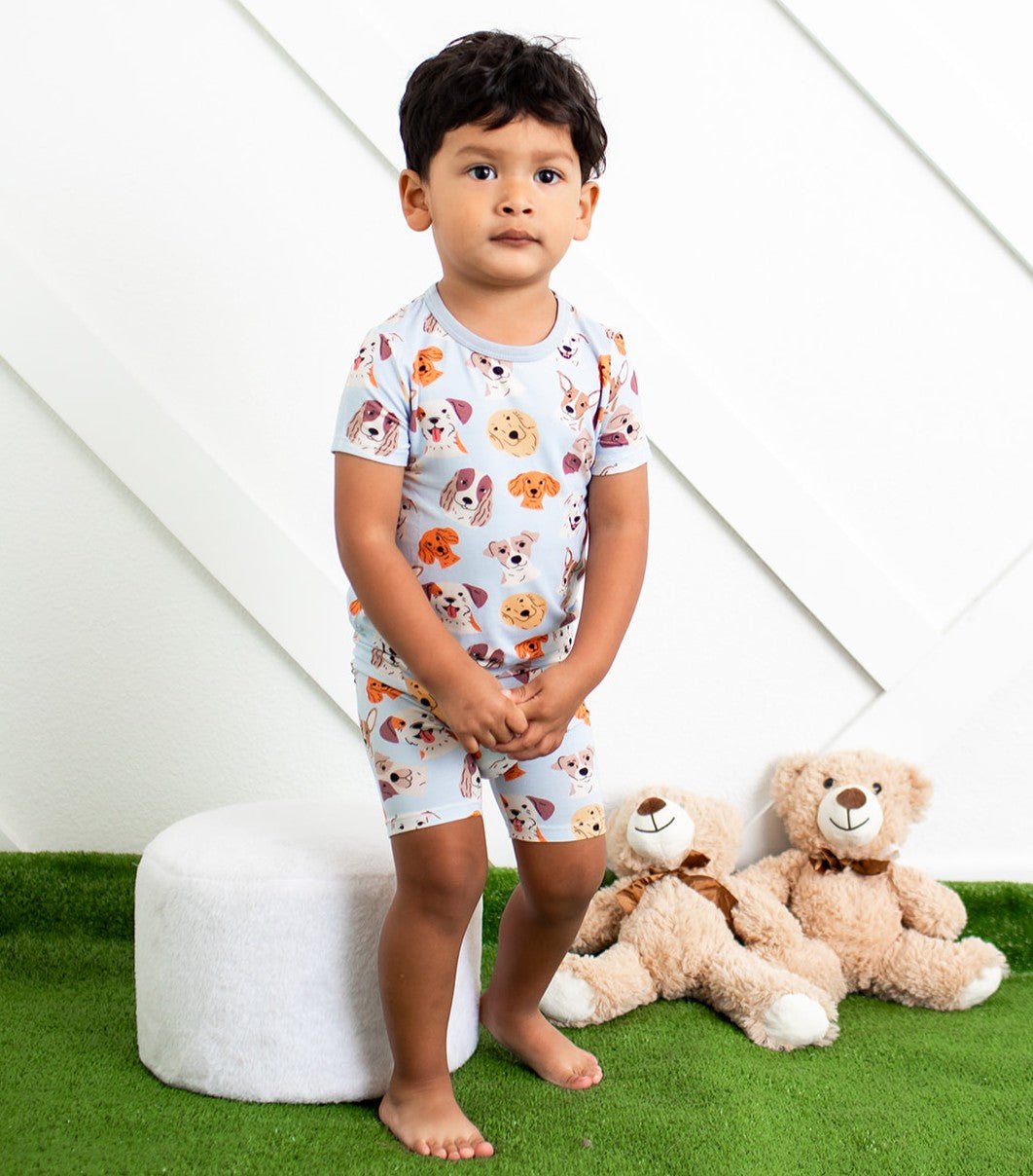 Bestaroo - Bamboo - Dreamy Doggos Shorts PJs