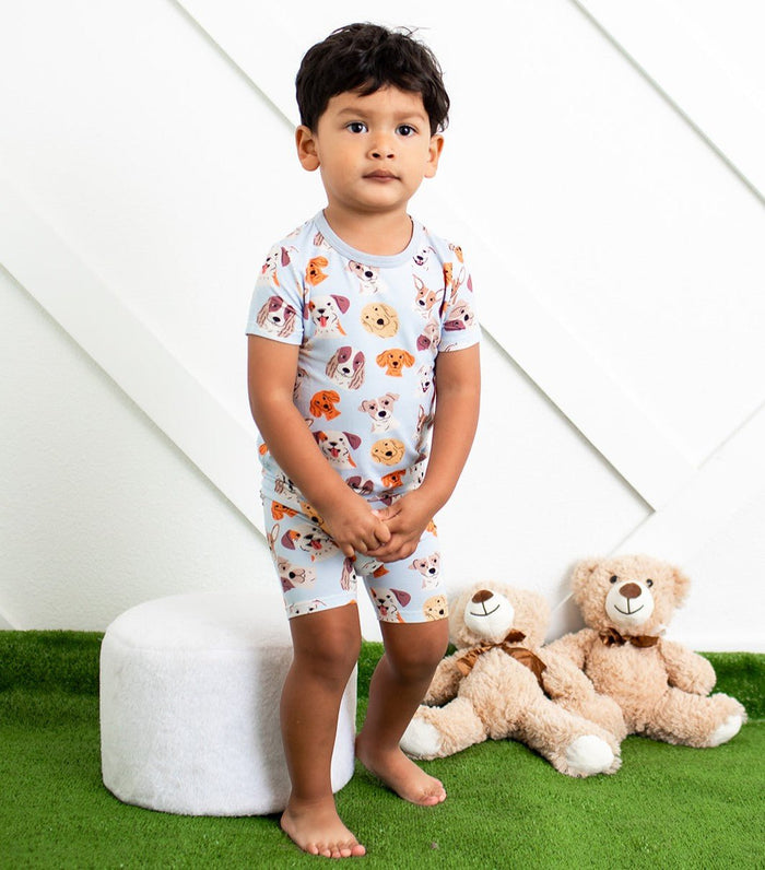 Bestaroo - Bamboo - Dreamy Doggos Shorts PJs