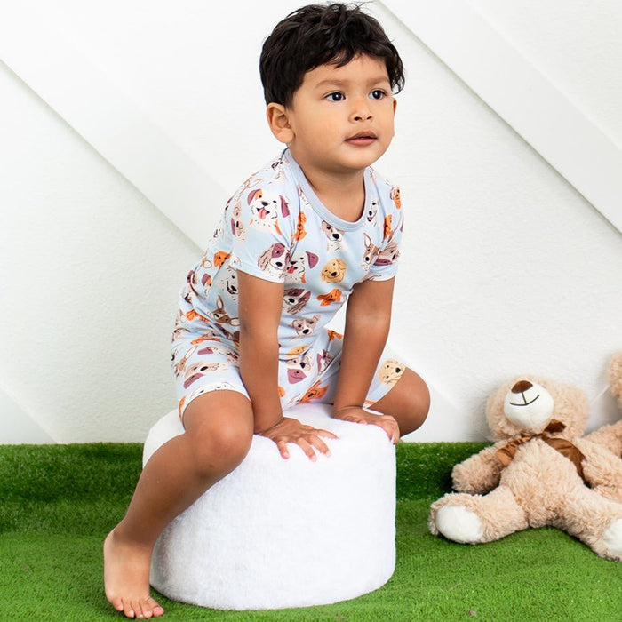 Bestaroo - Bamboo - Dreamy Doggos Shorts PJs
