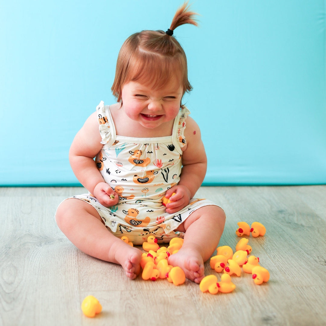 Bestaroo - Bamboo - Ducky Daze Bubble Romper